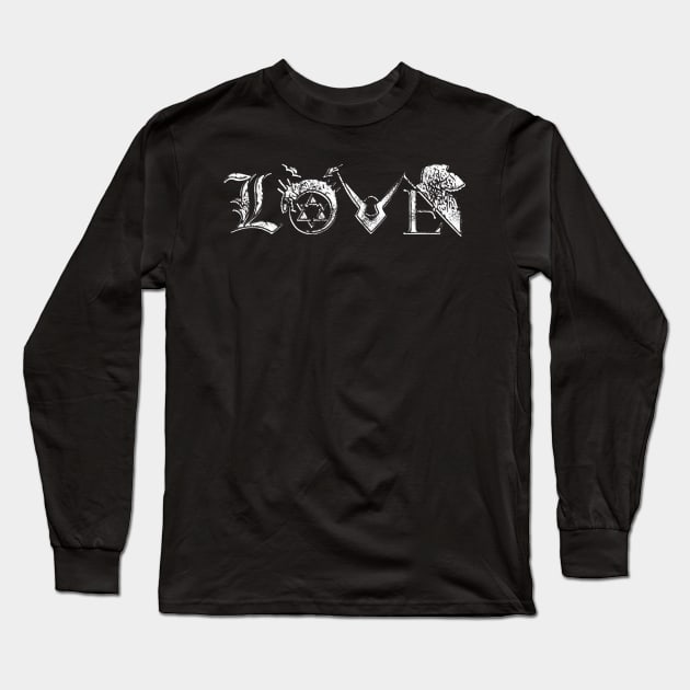 Anime Love (weiß) Long Sleeve T-Shirt by Sevie